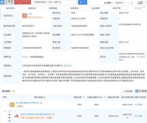 東方雨虹戰(zhàn)略拓展 新公司布局?jǐn)?shù)字技術(shù)服務(wù)領(lǐng)域